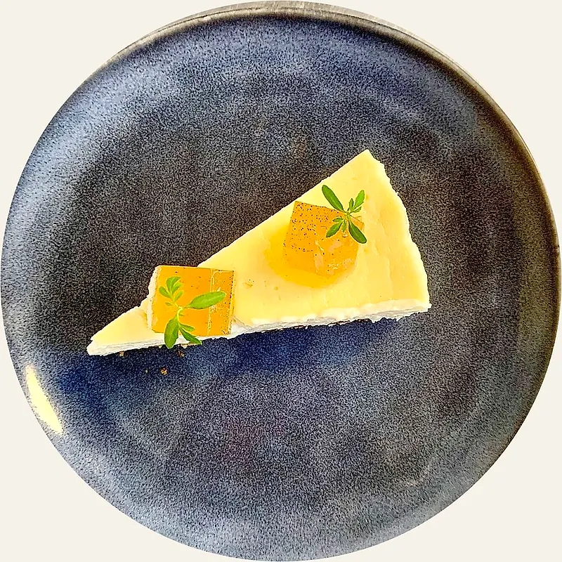 Cheesecake citron et gelée de kumquat